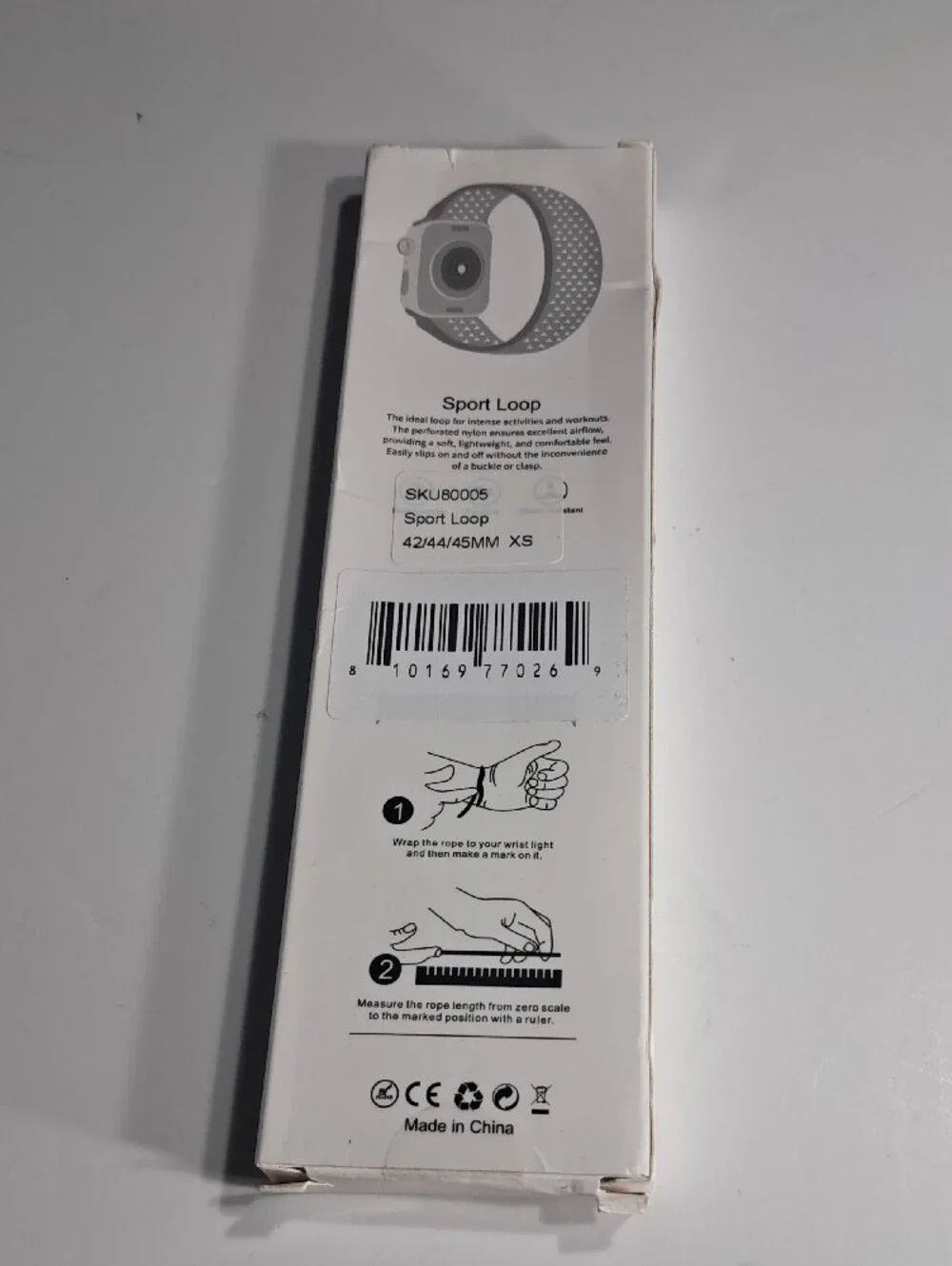Solace Sport Loop for Apple Smart Watch Band - Black / Gray